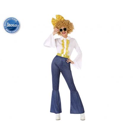 DISFRAZ DISCO MUJER AÑOS 70 ADULTO MUJER ADULTO