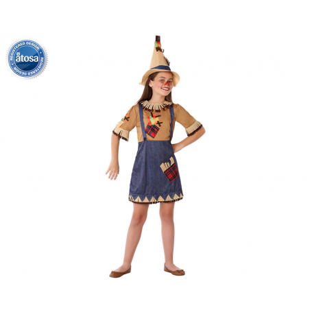 DISFRAZ ESPANTAPÁJAROS MAGO DE OZ NIÑA INFANTIL