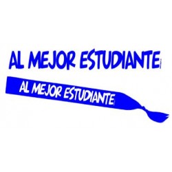 BANDA AL MEJOR ESTUDIANTE 100 mm.