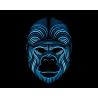 MÁSCARA GORILA LUZ LED