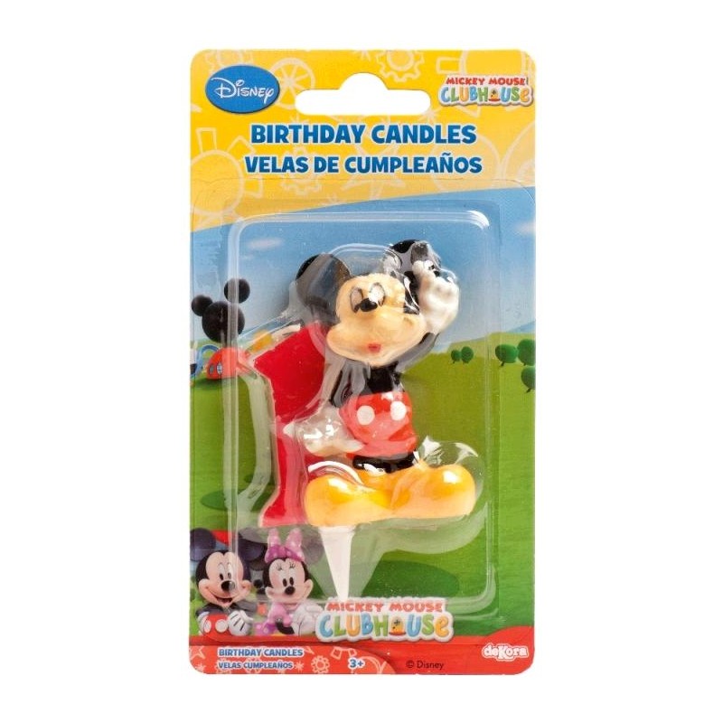 VELA MICKEY Nº 1 (6.5 CM.)