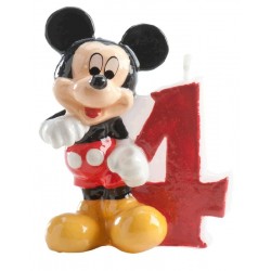 VELA MICKEY Nº 4 (6.5 CM.)