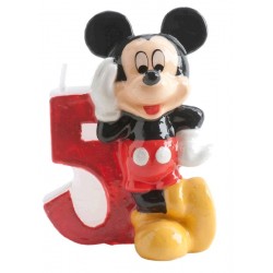VELA MICKEY Nº 5 (6.5 CM.)