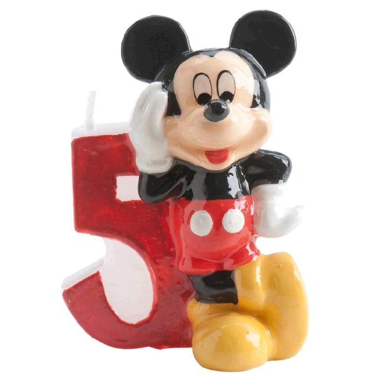 VELA MICKEY Nº 5 (6.5 CM.)