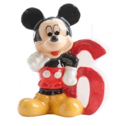 VELA MICKEY Nº 6 (6.5 CM.)