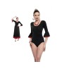 Body Flamenco con Volantes Rojos