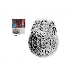 Placa de Policía Metálica