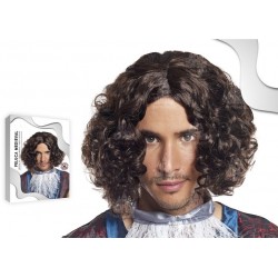 Peluca Medieval Color Castaño