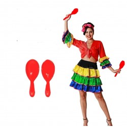 Maracas de Plástico 18 cm.