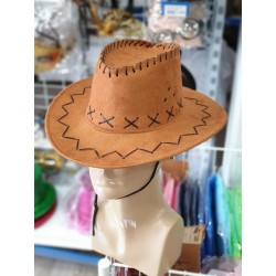 Sombrero Vaquero Marrón Antelina Infantil