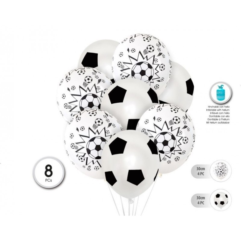 Conjunto de Globos Futbol 8 Piezas