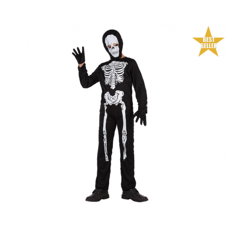 DISFRAZ ESQUELETO NIÑO INFANTIL