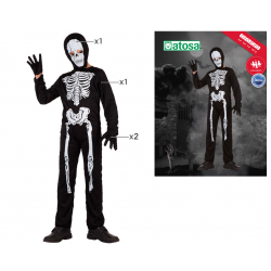 DISFRAZ ESQUELETO NIÑO INFANTIL