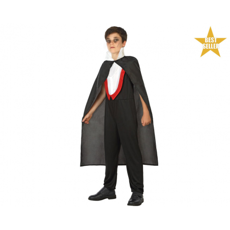 DISFRAZ VAMPIRO NEGRO NIÑO INFANTIL