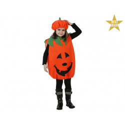 DISFRAZ CALABAZA NIÑA INFANTIL SONRIENTE