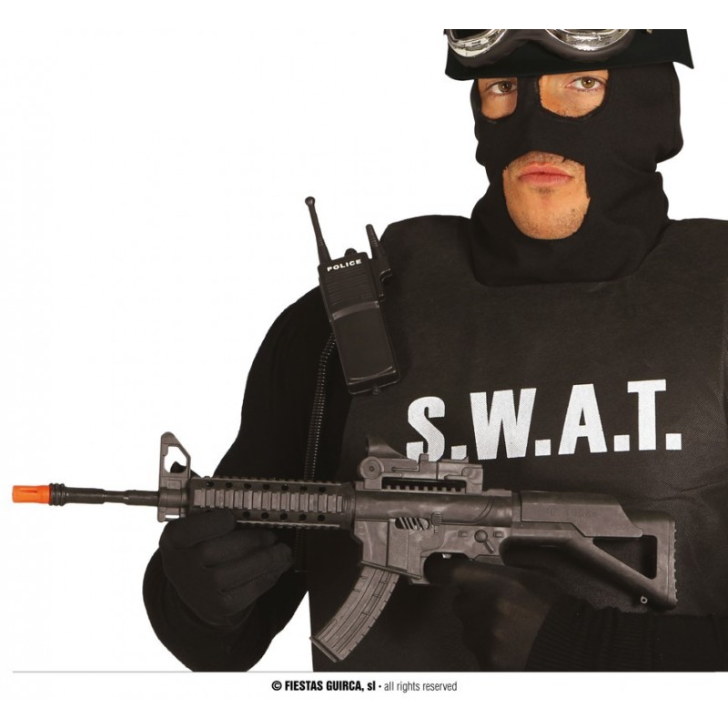 Subfusil de Asalto con Sonido 63 cm en PVC Negro