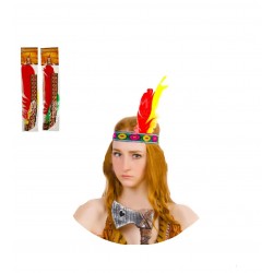 Tocado Indio con Plumas