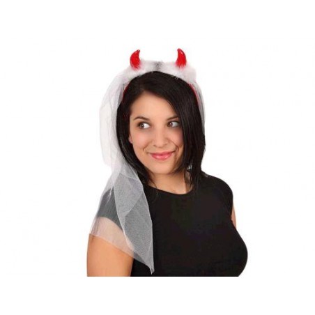 DIADEMA VELO DEMONIA