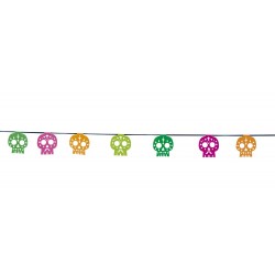 Guirnalda Catrinas Neón