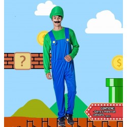 Disfraz de Fontanero Verde adulto