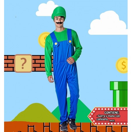 Disfraz de Fontanero Verde...