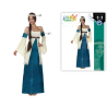DISFRAZ DAMA MEDIEVAL MUJER ADULTO NOBLE AZUL
