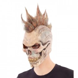Máscara de Calavera Punky Látex