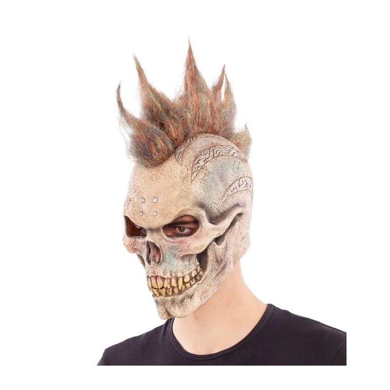 Máscara de Calavera Punky Látex