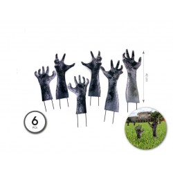 Estacas de Manos para Jardín 6 uds.