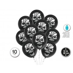 Globos de Calavera Skull 10uds.