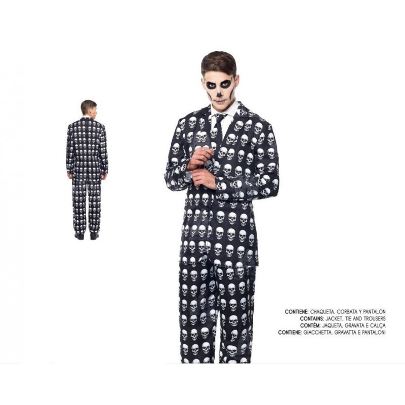 Disfraz de Skull Suit para Hombre