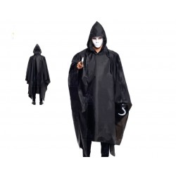 Disfraz Poncho Negro de Asesino
