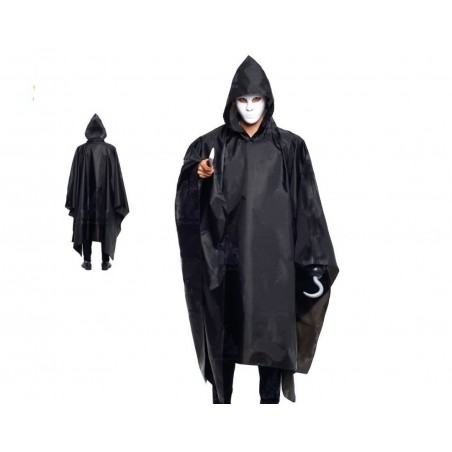 Disfraz Poncho Negro de...