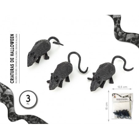 Ratones Decoración 3 unid.