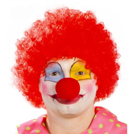 Peluca de Rizos Roja