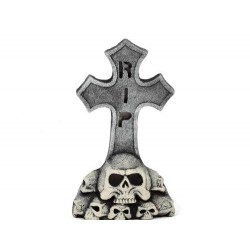 LAPIDA CRUZ CON LUZ 52X29 C