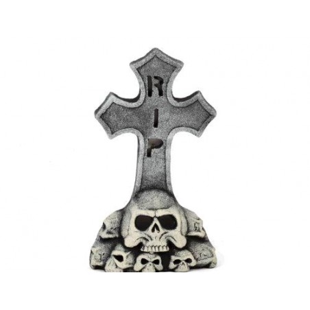 LAPIDA CRUZ CON LUZ 52X29 C