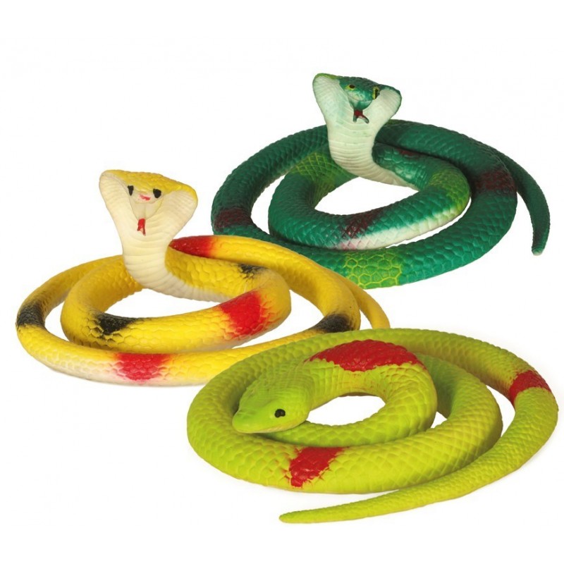 Serpientes Surtidas Látex 70cm.