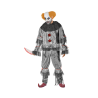 DISFRAZ PAYASO MACABRO GRIS ADULTO HOMBRE