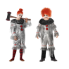 DISFRAZ PAYASO GRIS NIÑA INFANTIL