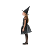 DISFRAZ BRUJA POCIONES MÁGICAS NEGRO GRIS NIÑA