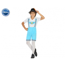 DISFRAZ ALEMAN NIÑO INFANTIL CELESTE
