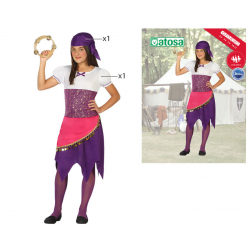 DISFRAZ ZINGARA NIÑA INFANTIL VIOLETA