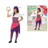 DISFRAZ ZINGARA NIÑA INFANTIL VIOLETA