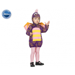 DISFRAZ DRAGON MORADO NIÑA BEBÉ