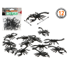 PACK ESCORPIONES NEGROS HALLOWEEN 12 U