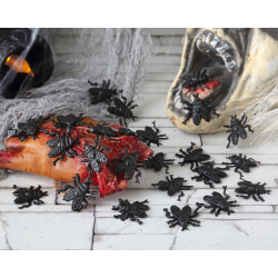 PACK ESCORPIONES NEGRAS HALLOWEEN 12 U