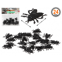 PACK ESCORPIONES NEGRAS HALLOWEEN 12 U