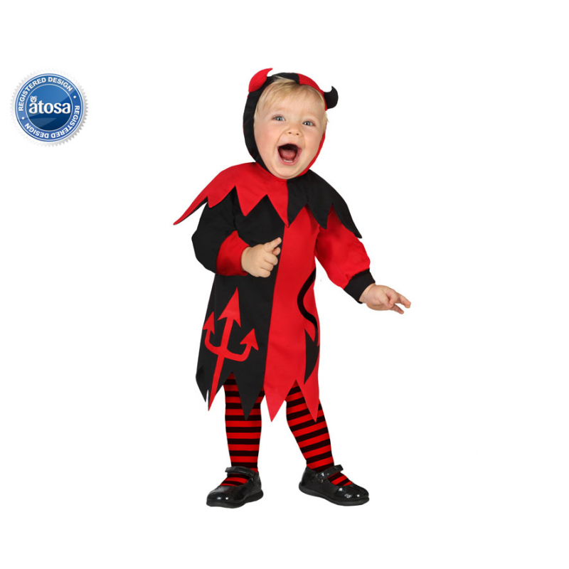 DISFRAZ DEMONIA NIÑA BEBÉ