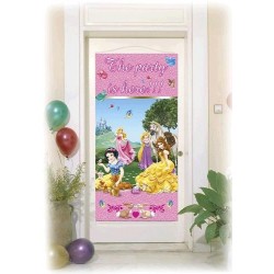 POSTER PRINCESS & ANIMALS 76X152 CM.